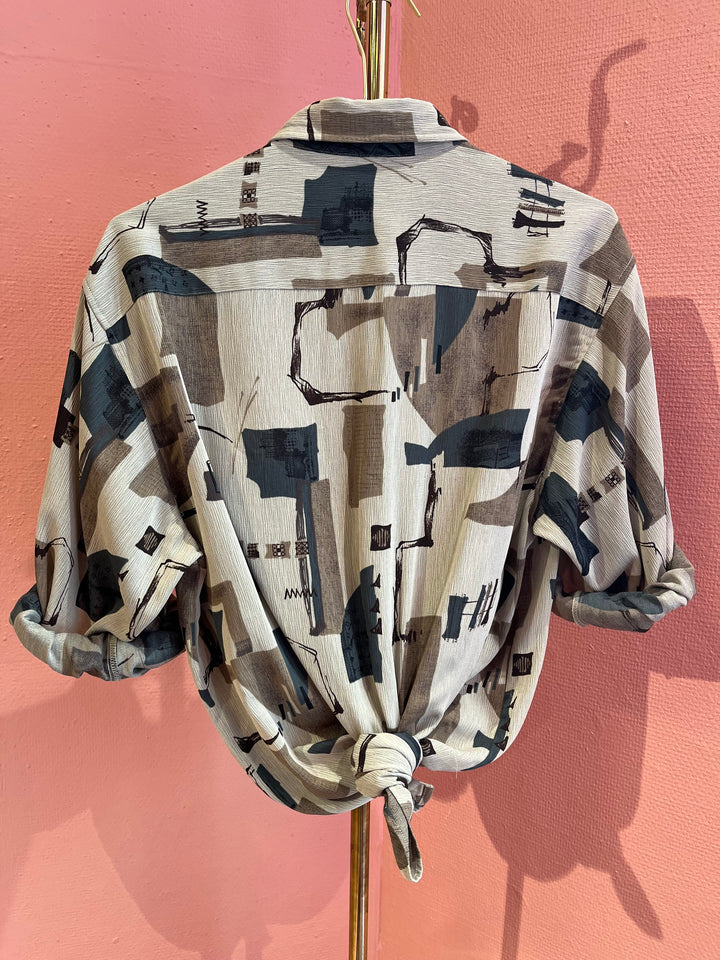 Vintage Vintage bluser L Vintagebluse - 407 Strokes str L