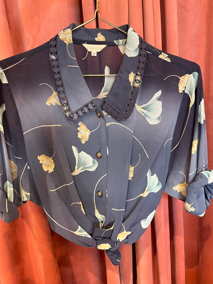 Vintage Vintage bluser M Vintagebluse - 408 Skumringen str M