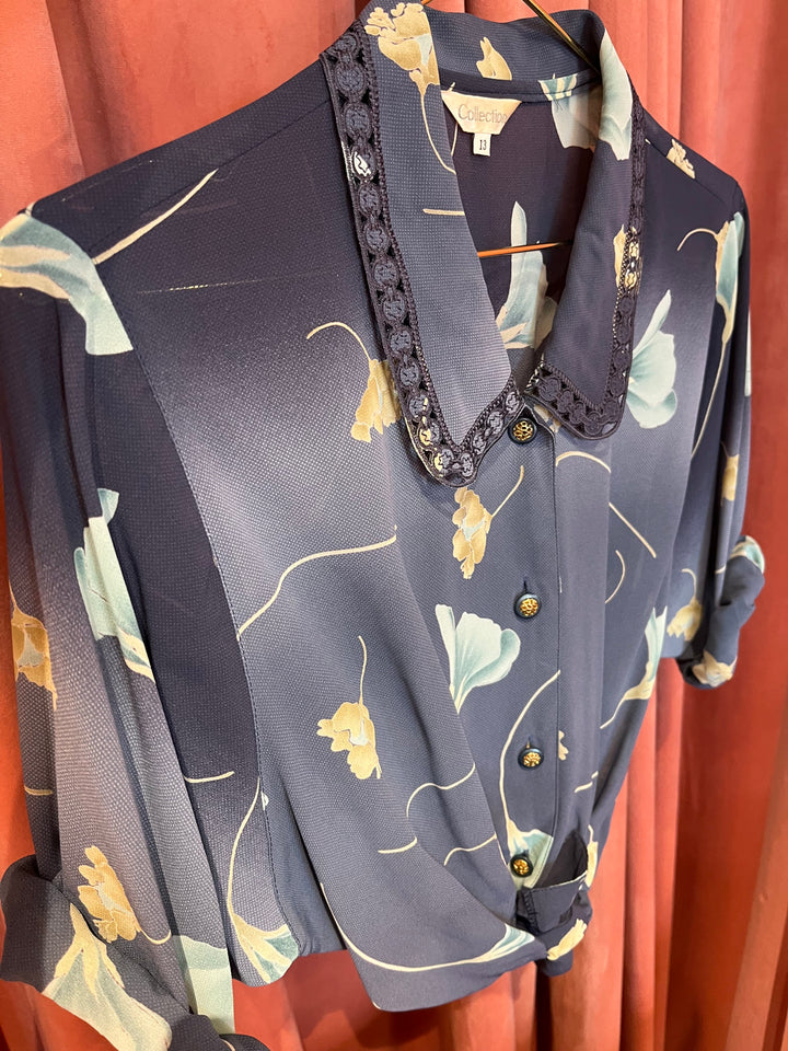 Vintage Vintage bluser M Vintagebluse - 408 Skumringen str M