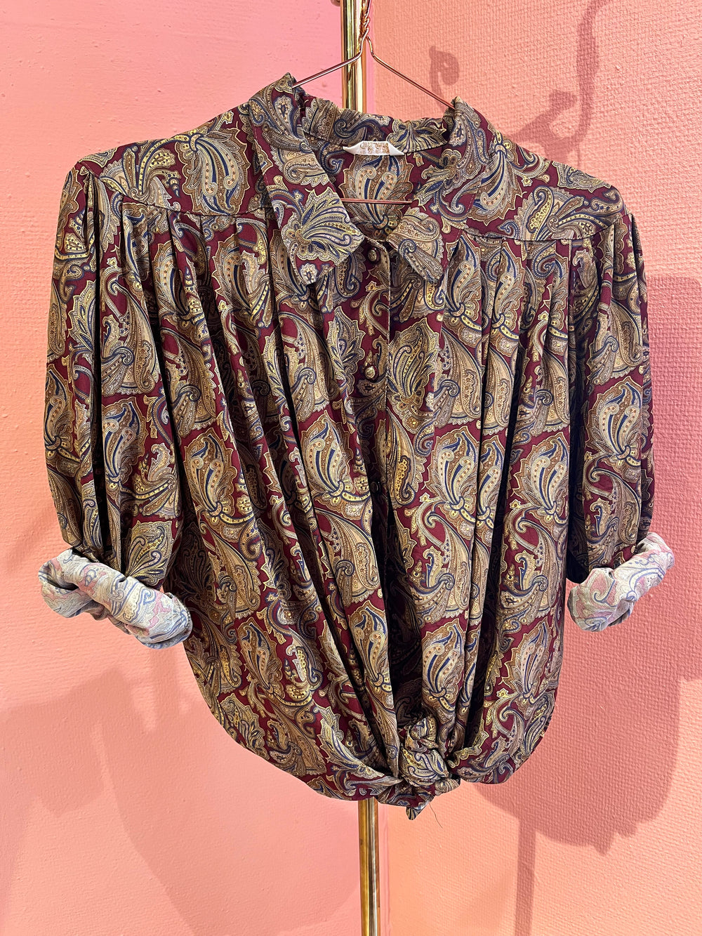 Vintage Vintage bluser L Vintagebluse - 410 Barokk str L