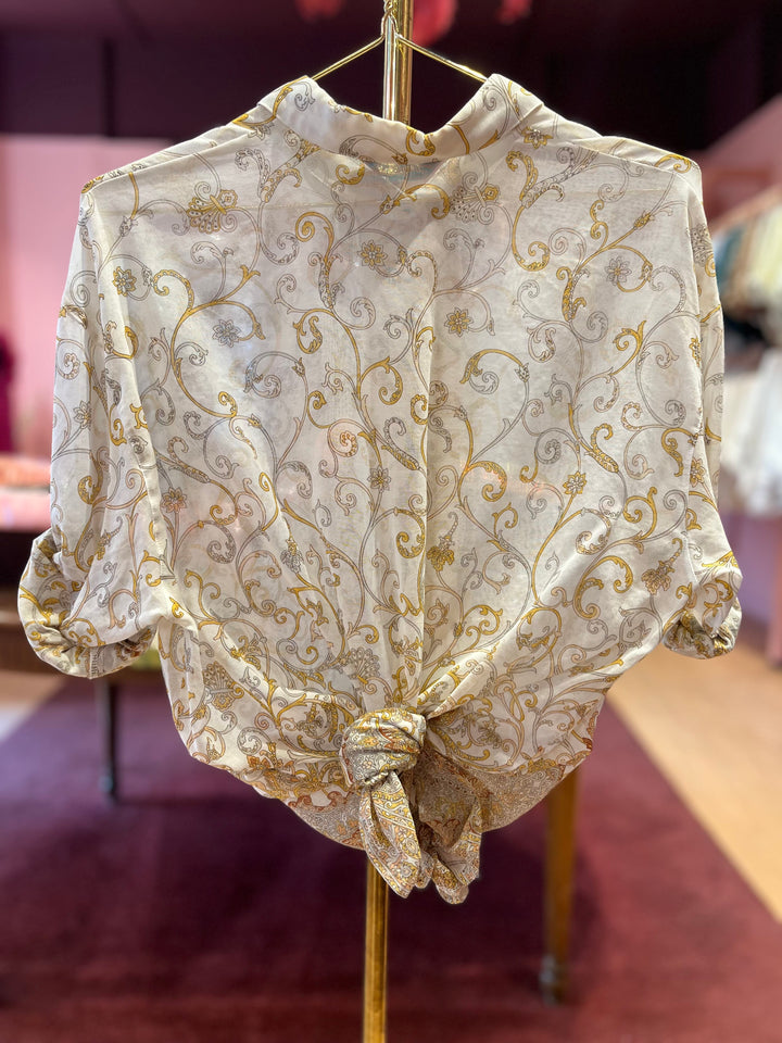Vintage Vintage bluser S Vintagebluse - 416 Klatredrøm str S