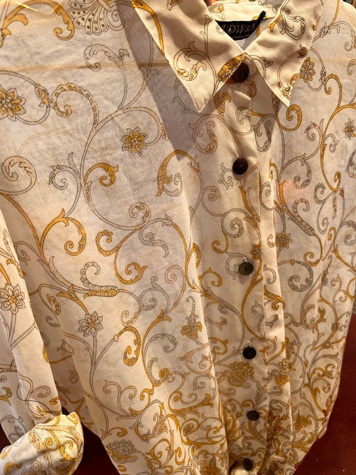 Vintage Vintage bluser S Vintagebluse - 416 Klatredrøm str S