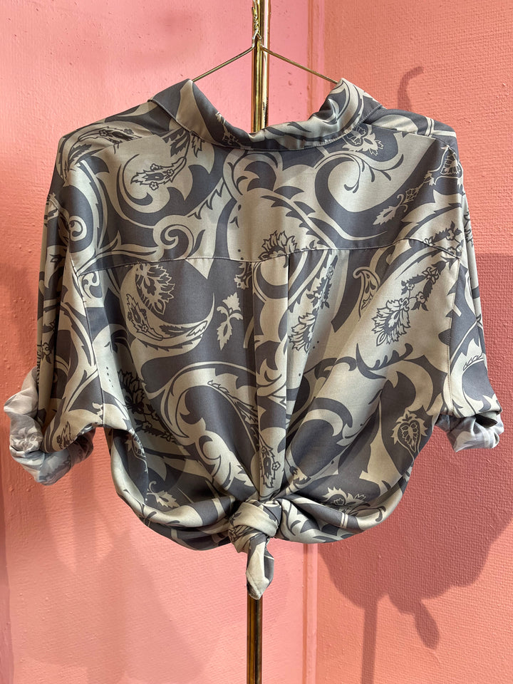 Vintage Vintage bluser L Vintagebluse - 417 Klokkeklang str L