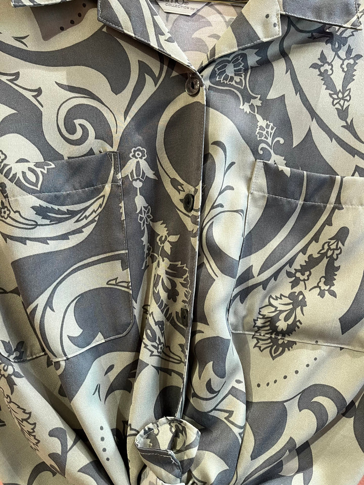 Vintage Vintage bluser L Vintagebluse - 417 Klokkeklang str L
