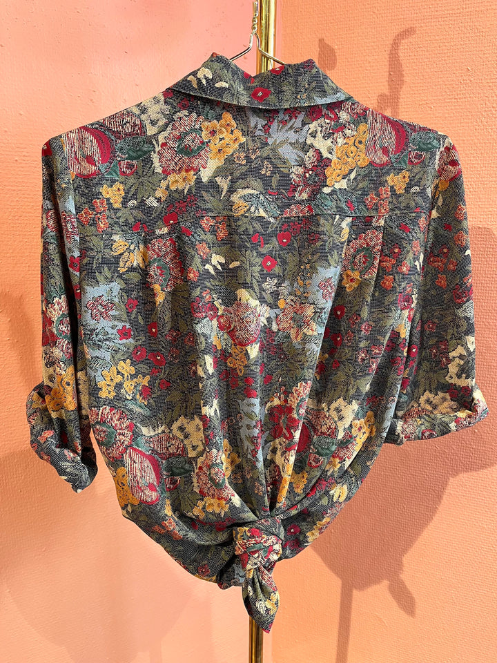 Vintage Vintage bluser L Vintagebluse - 423 Landskap str L