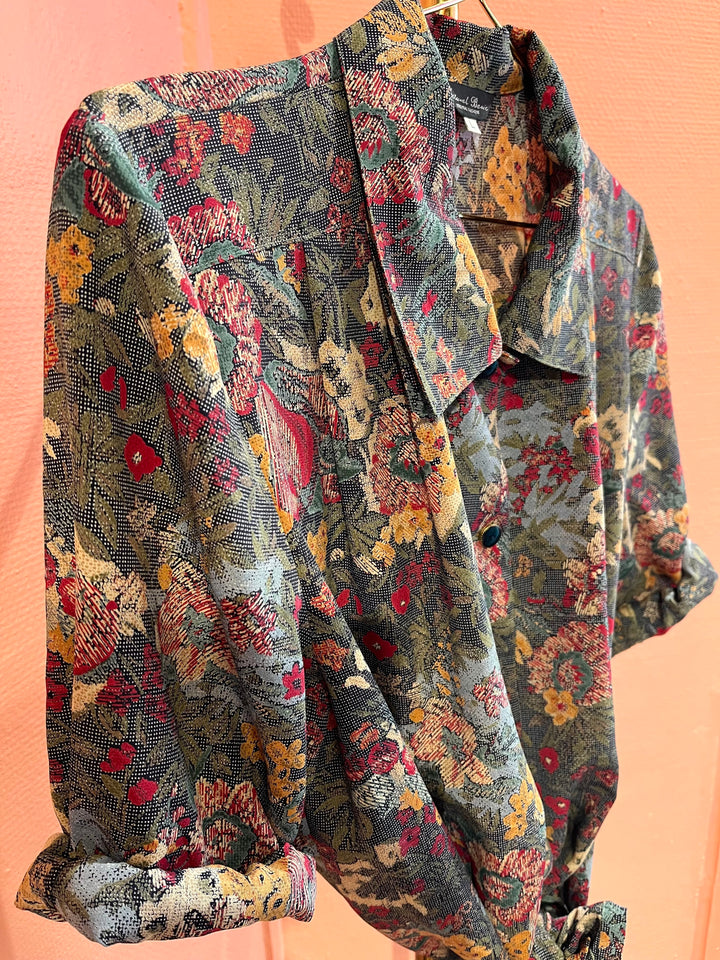 Vintage Vintage bluser L Vintagebluse - 423 Landskap str L