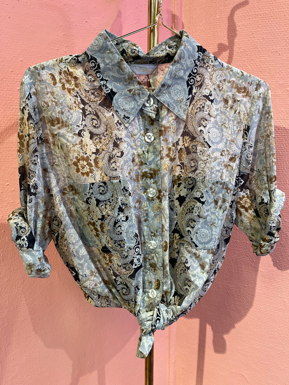 Vintage Vintage bluser S Vintagebluse - 430 Dekoriao str S