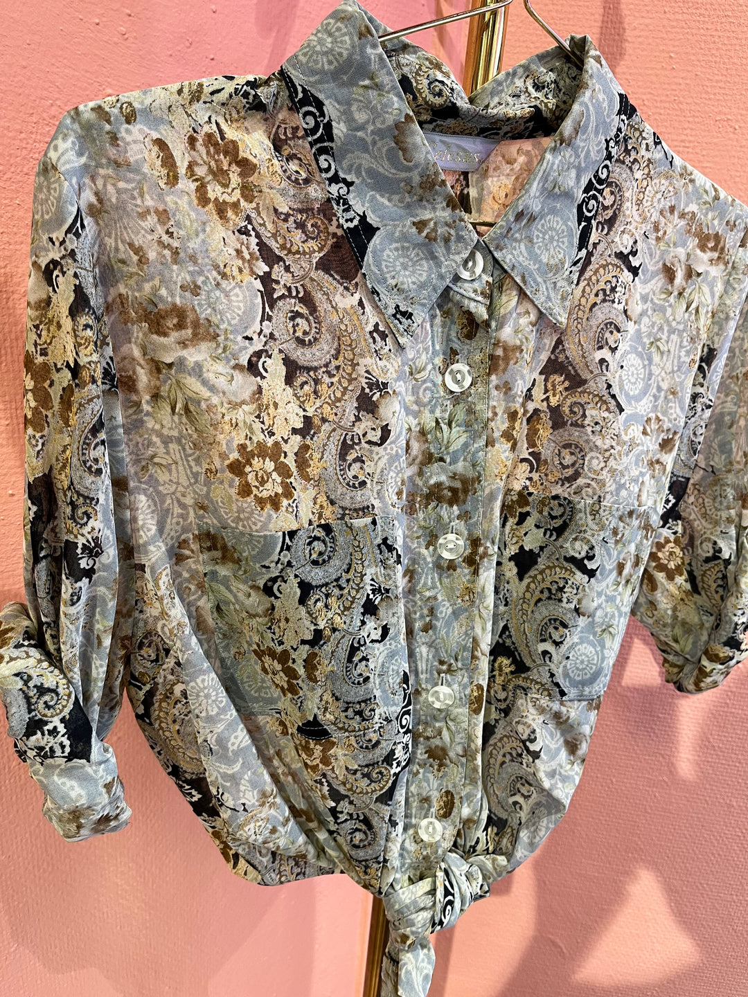 Vintage Vintage bluser S Vintagebluse - 430 Dekoriao str S