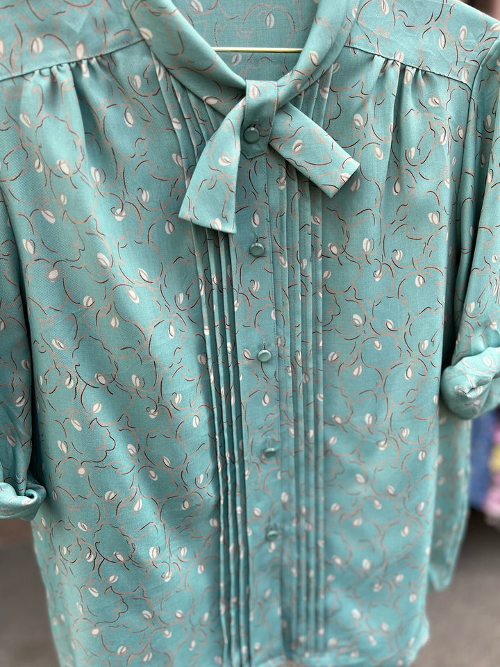 Vintage Vintage bluser S Vintagebluse - 432 Sommerkveld str S