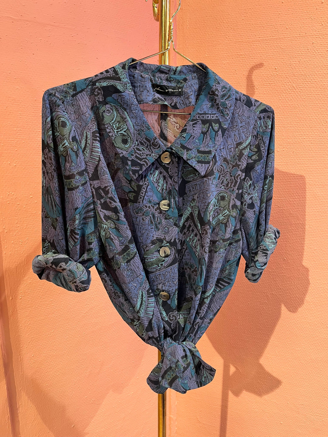 Vintage Vintage bluser S Vintagebluse - 436 Kveldsdrømmer str S