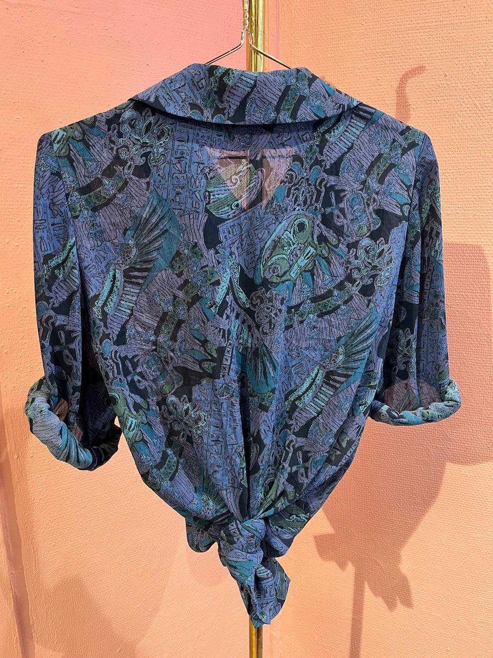 Vintage Vintage bluser S Vintagebluse - 436 Kveldsdrømmer str S
