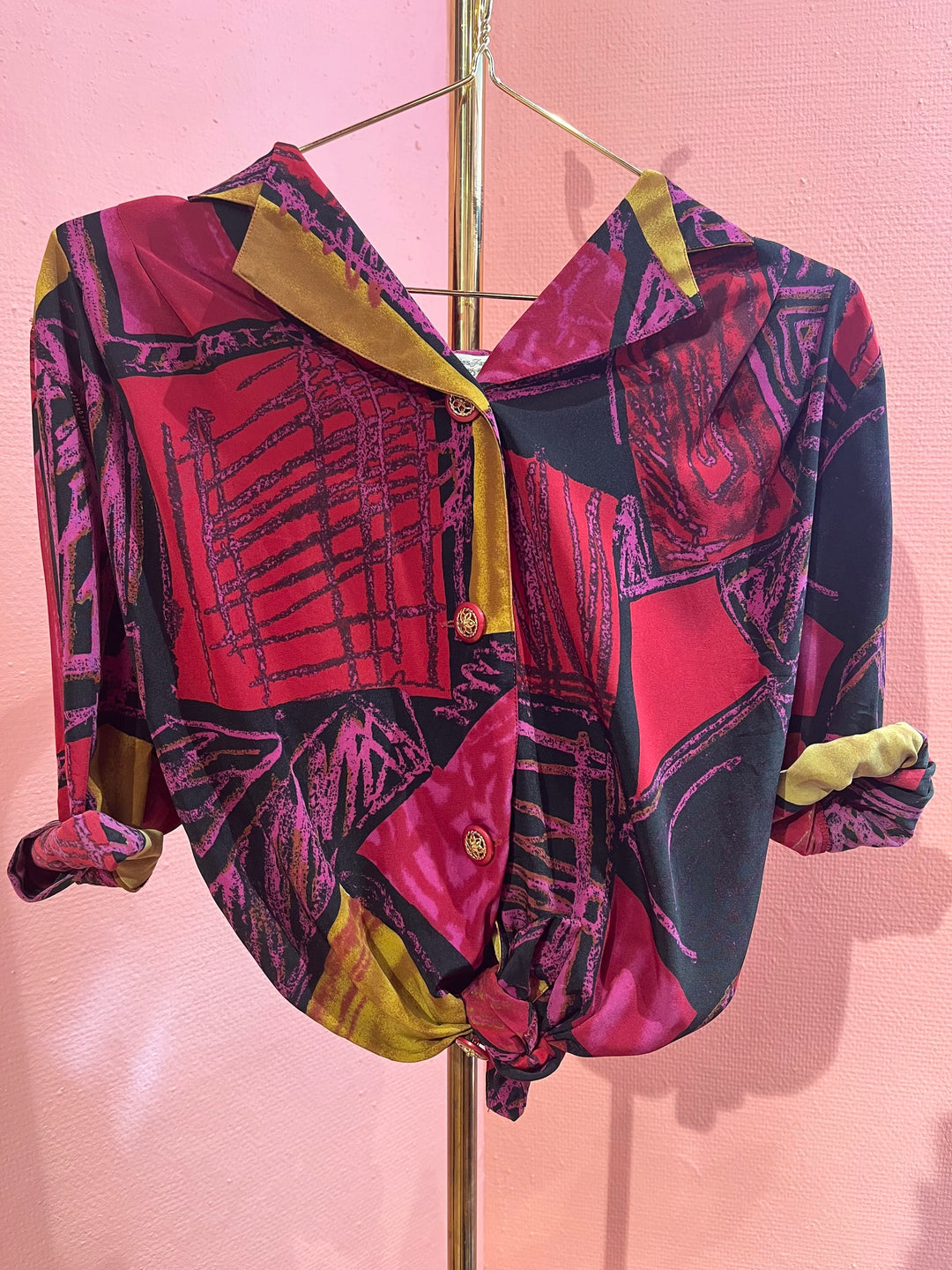 Vintage Vintage bluser L Vintagebluse - 444 Fresh str L