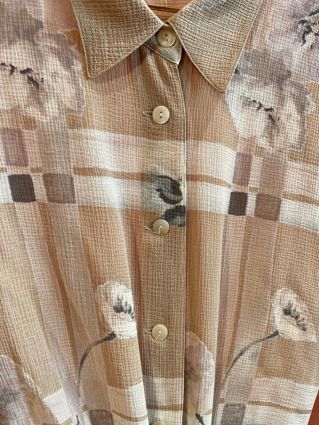 Vintage Vintage bluser M Vintagebluse - 447 Ørkenroser str M