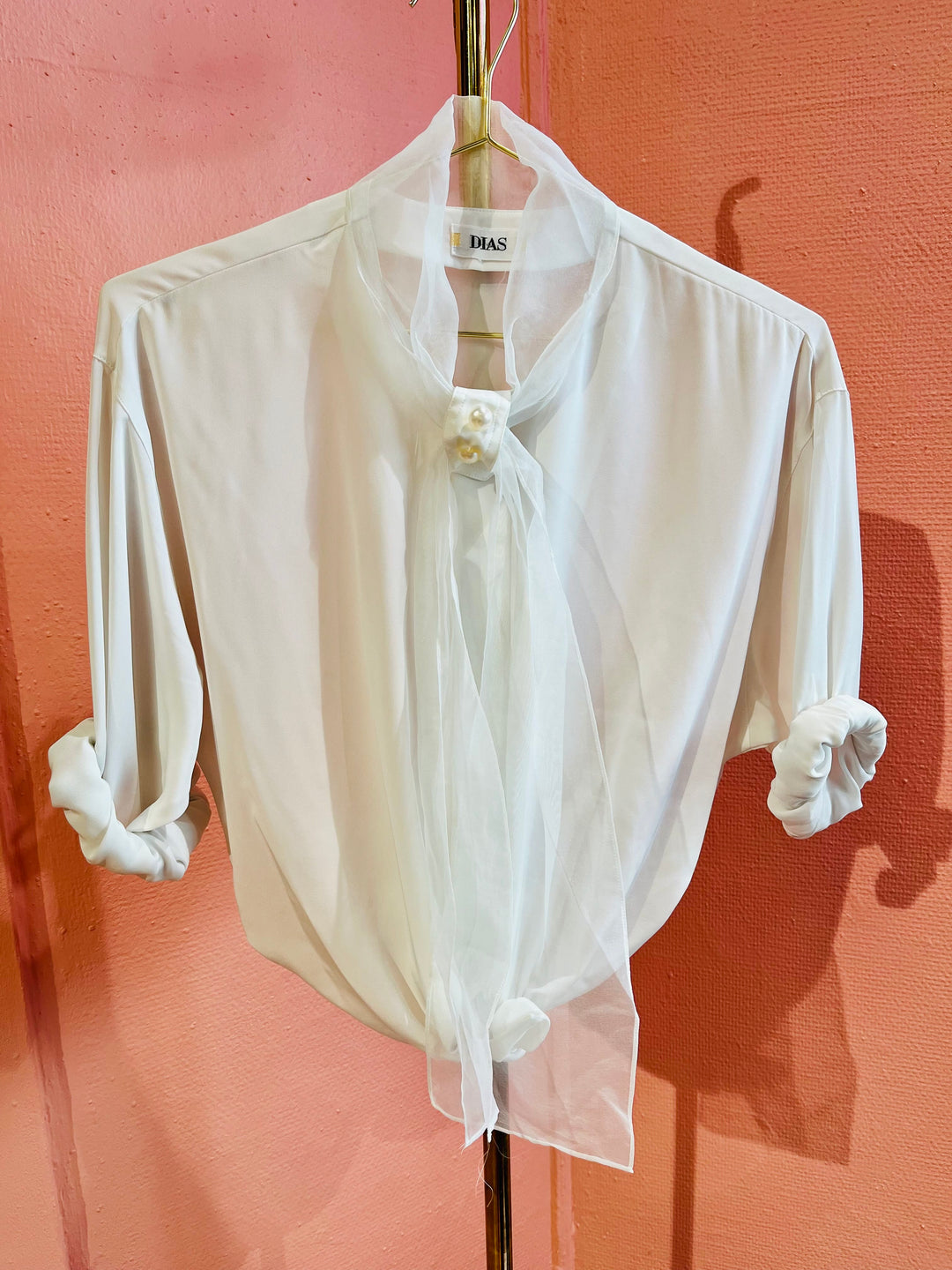 Vintage Vintage bluser L Vintagebluse - 450 Sløyfeslør str L