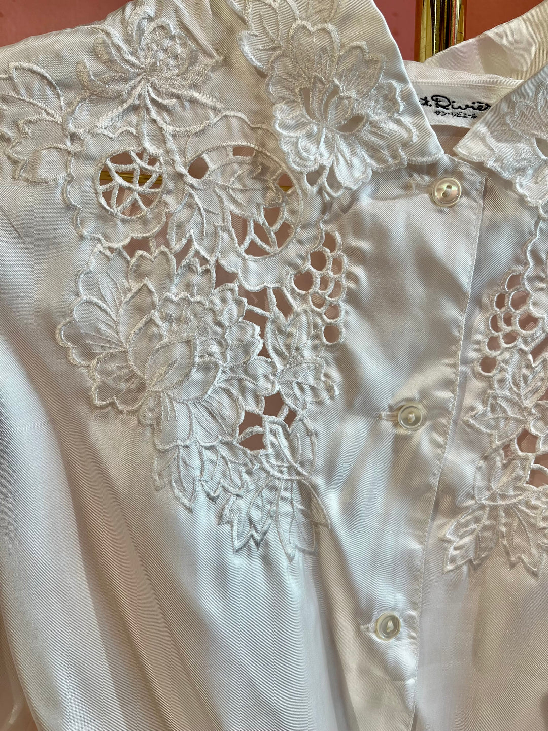 Vintage Vintage bluser XS Vintagebluse - 452 Frostfryd str XS