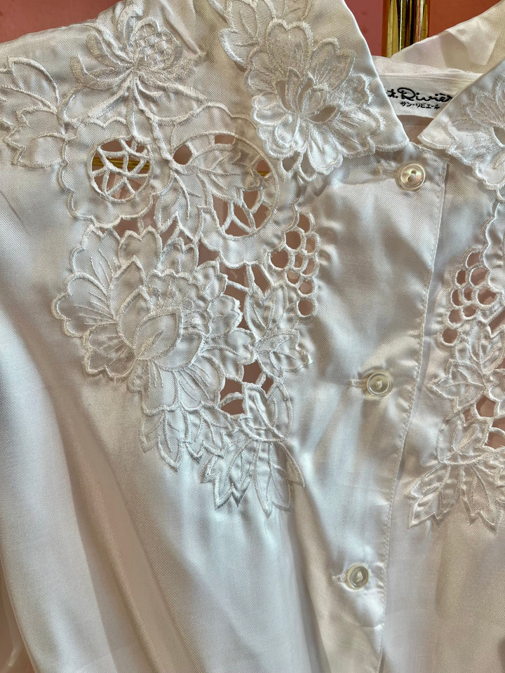 Vintage Vintage bluser XS Vintagebluse - 452 Frostfryd str XS