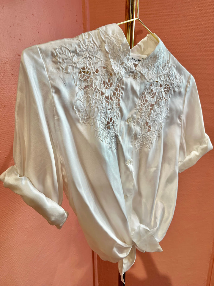 Vintage Vintage bluser XS Vintagebluse - 452 Frostfryd str XS