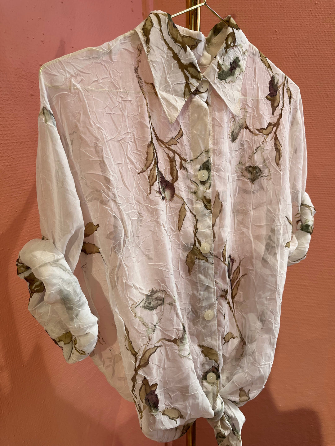 Vintage Vintage bluser XL Vintagebluse - 460 Vinterkrepp str XL