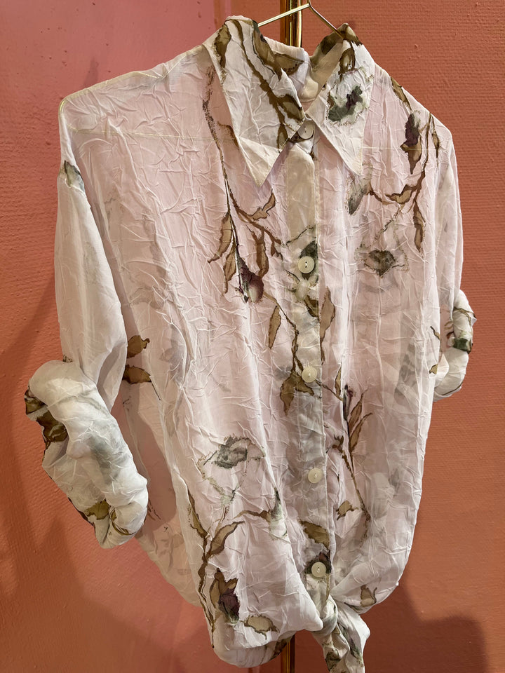 Vintage Vintage bluser XL Vintagebluse - 460 Vinterkrepp str XL