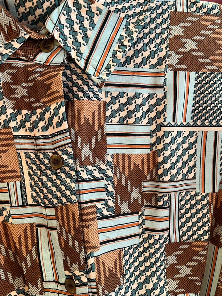 Vintage Vintage bluser 2XL Vintagebluse - 464 Up & Down str 2XL