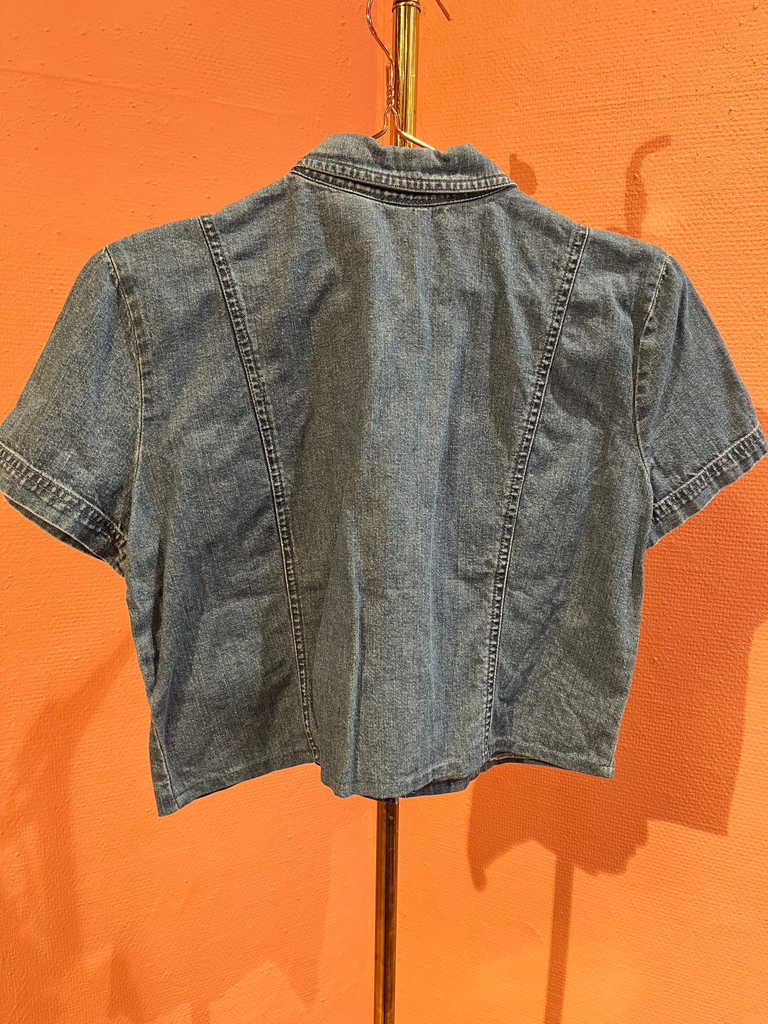 Vintage Vintage bluser S Vintagebluse - 468 Denimdrøm str S