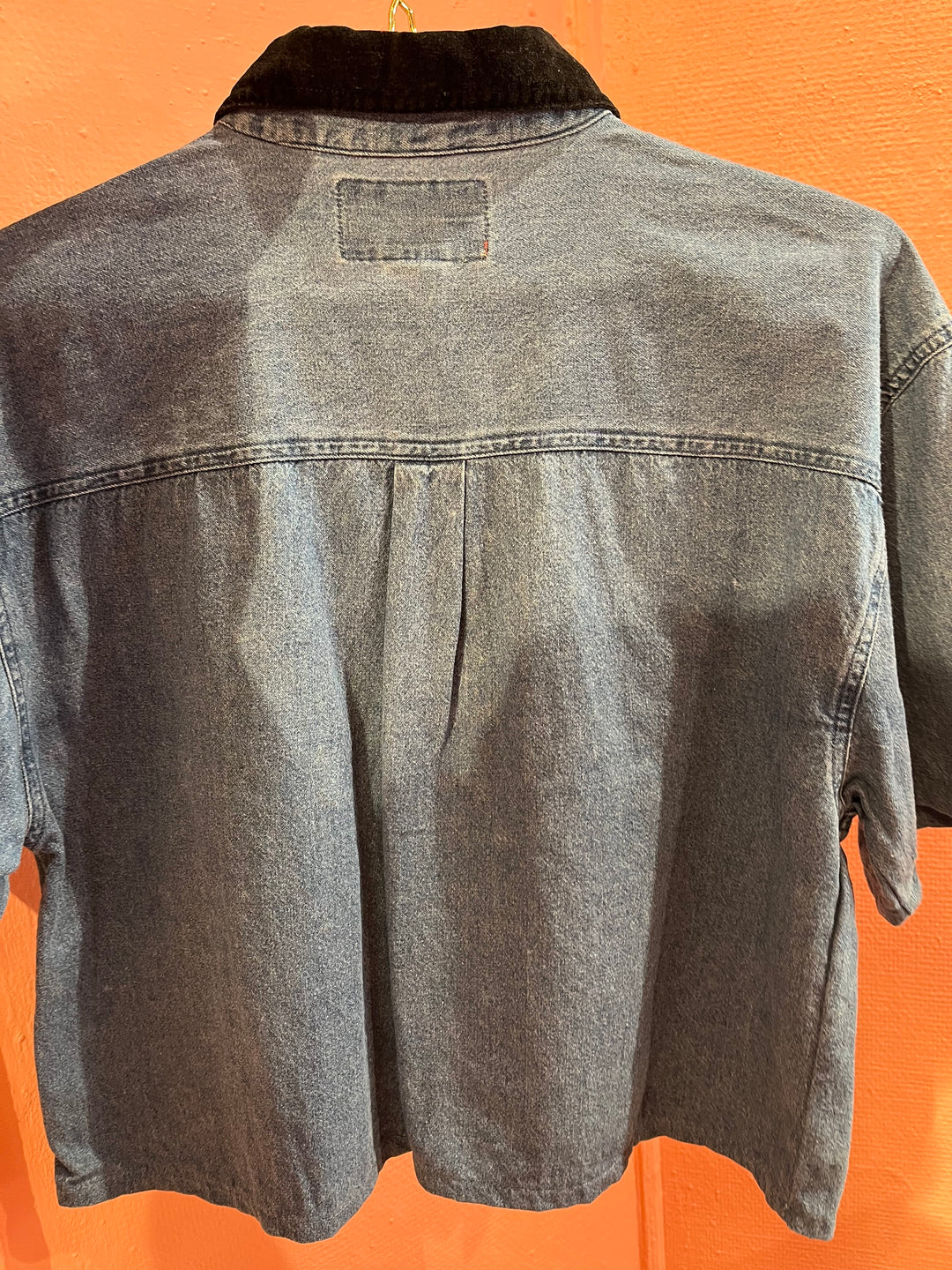 Vintage Vintage bluser M Vintagebluse - 472 Black pearls str M