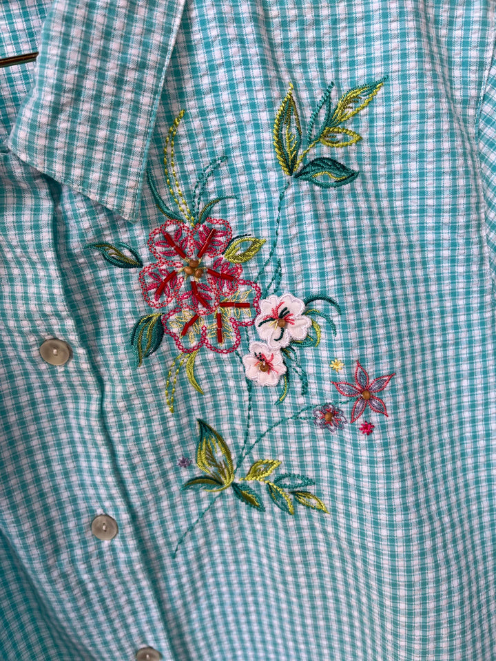 Vintage Vintage bluser M Vintagebluse - 475 Livlig str M