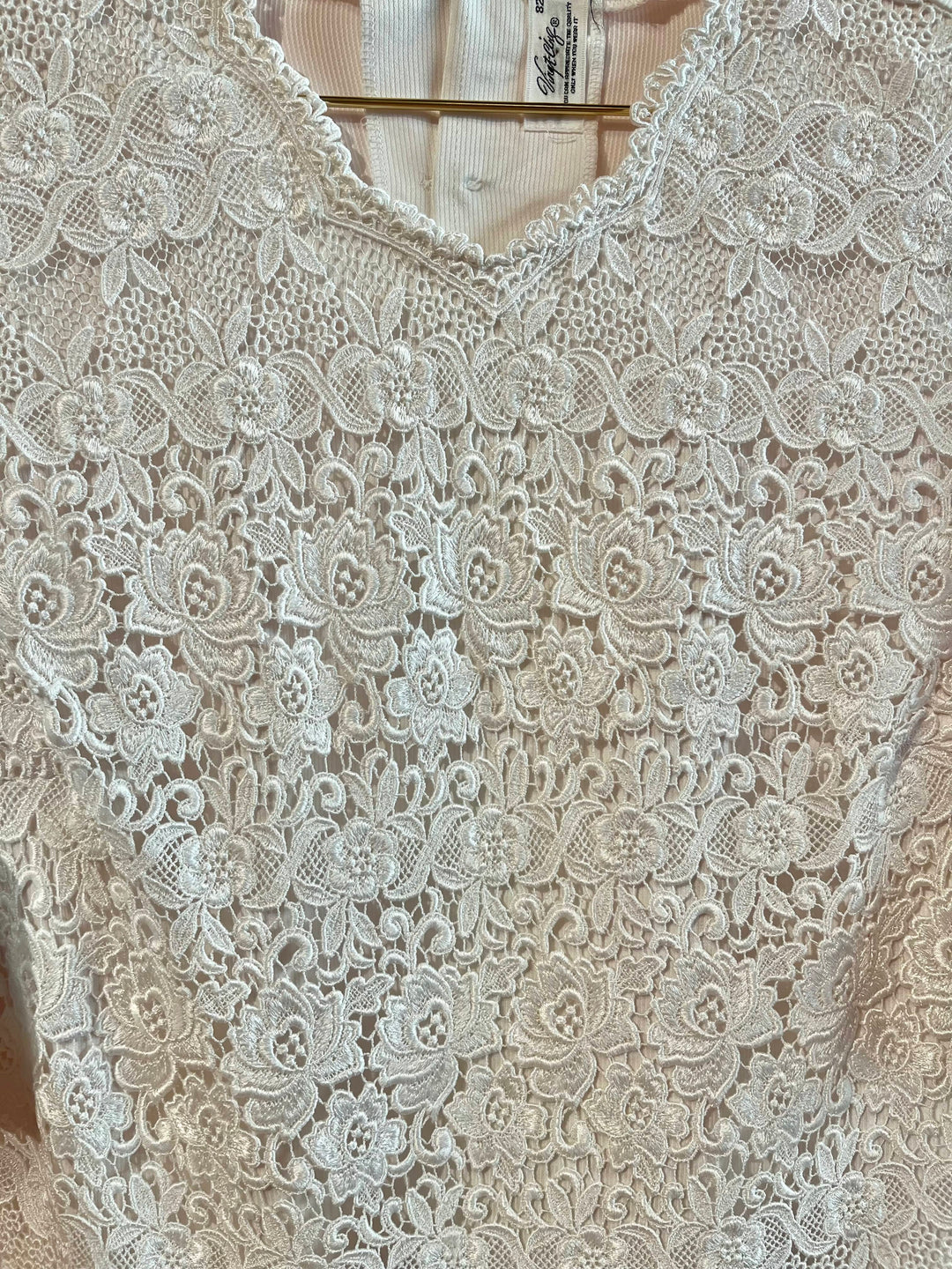 Vintage Vintage bluser S Vintagebluse - 477 Lacecandy str S
