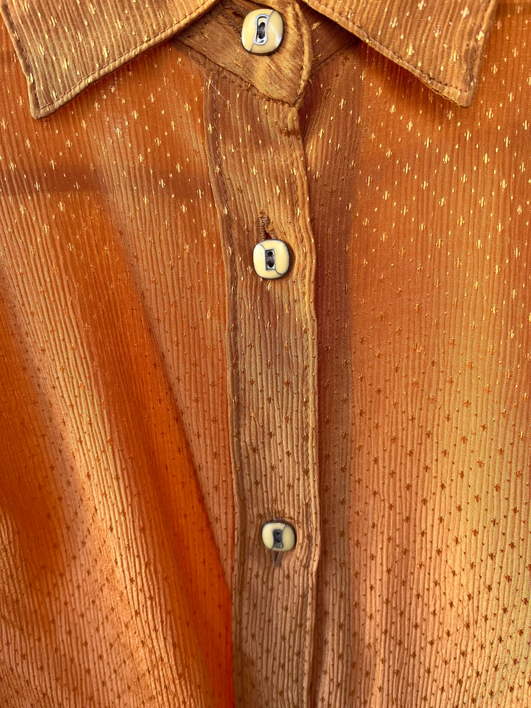 Vintage Vintage bluser S Vintagebluse - 479 Gullsol str S