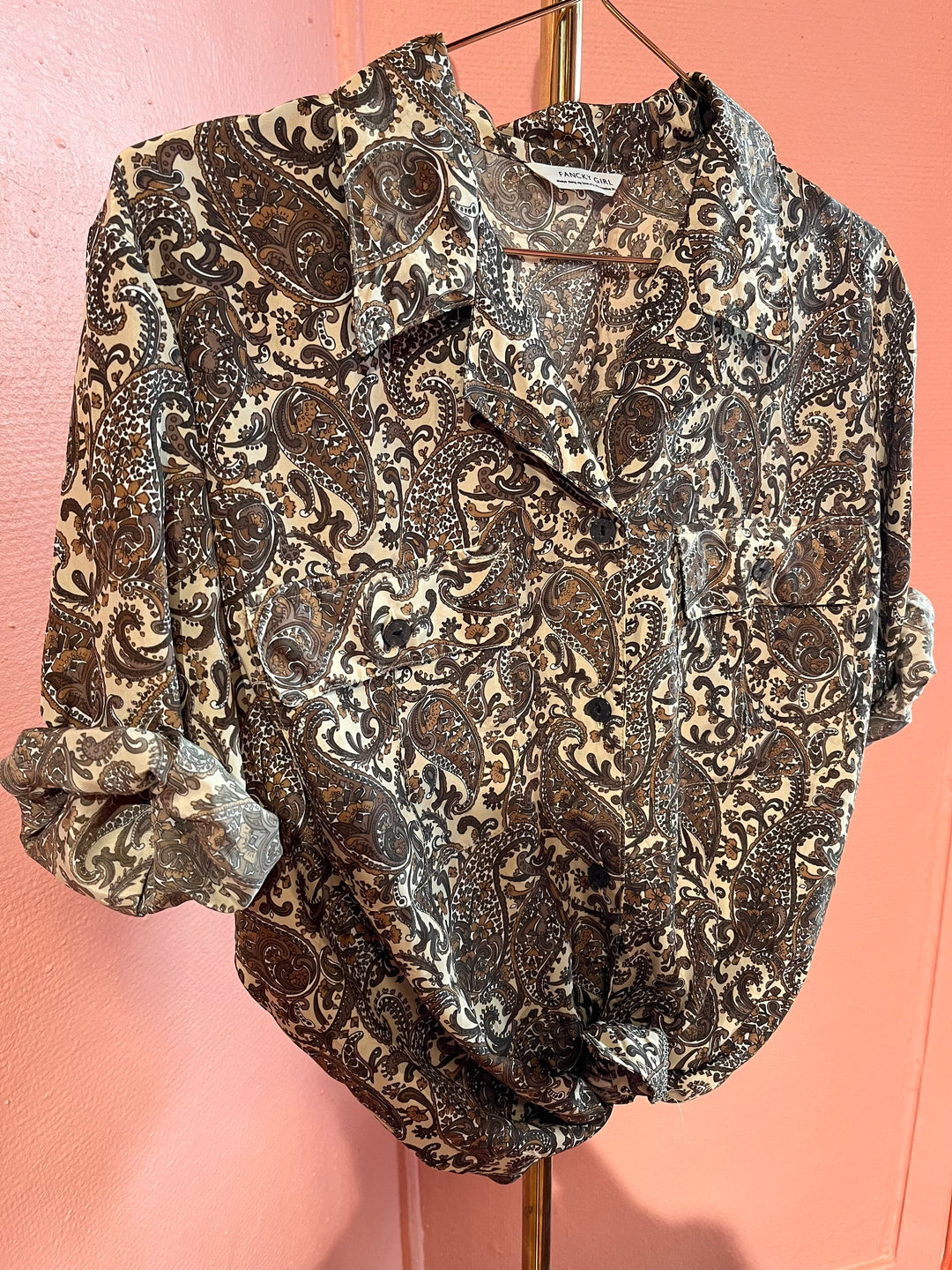 Vintage Vintage bluser L Vintagebluse - 481 Dreams str L