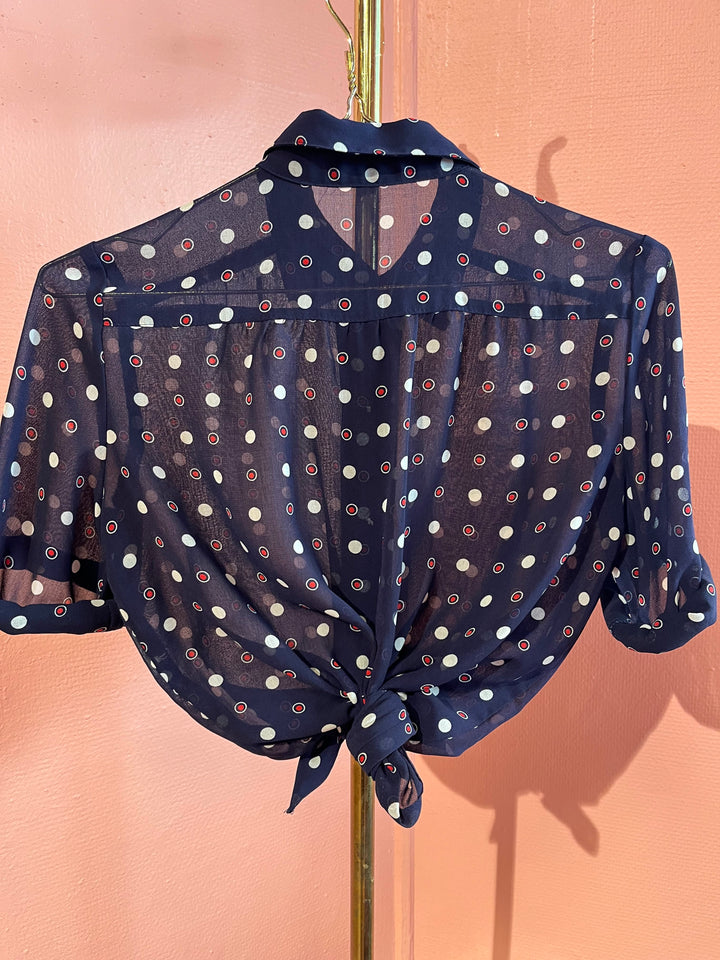 Vintage Vintage bluser XS Vintagebluse - 482 Såpebobler str XS