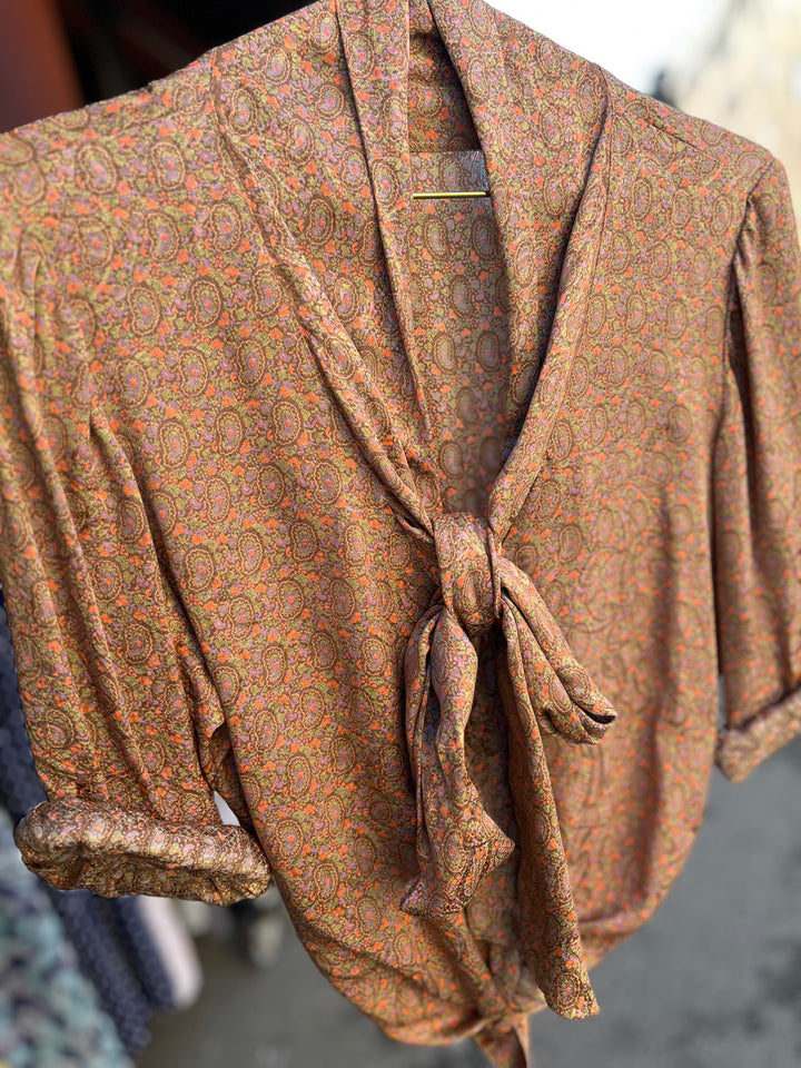 Vintage Vintage bluser M Vintagebluse - 484 Gullhage str M