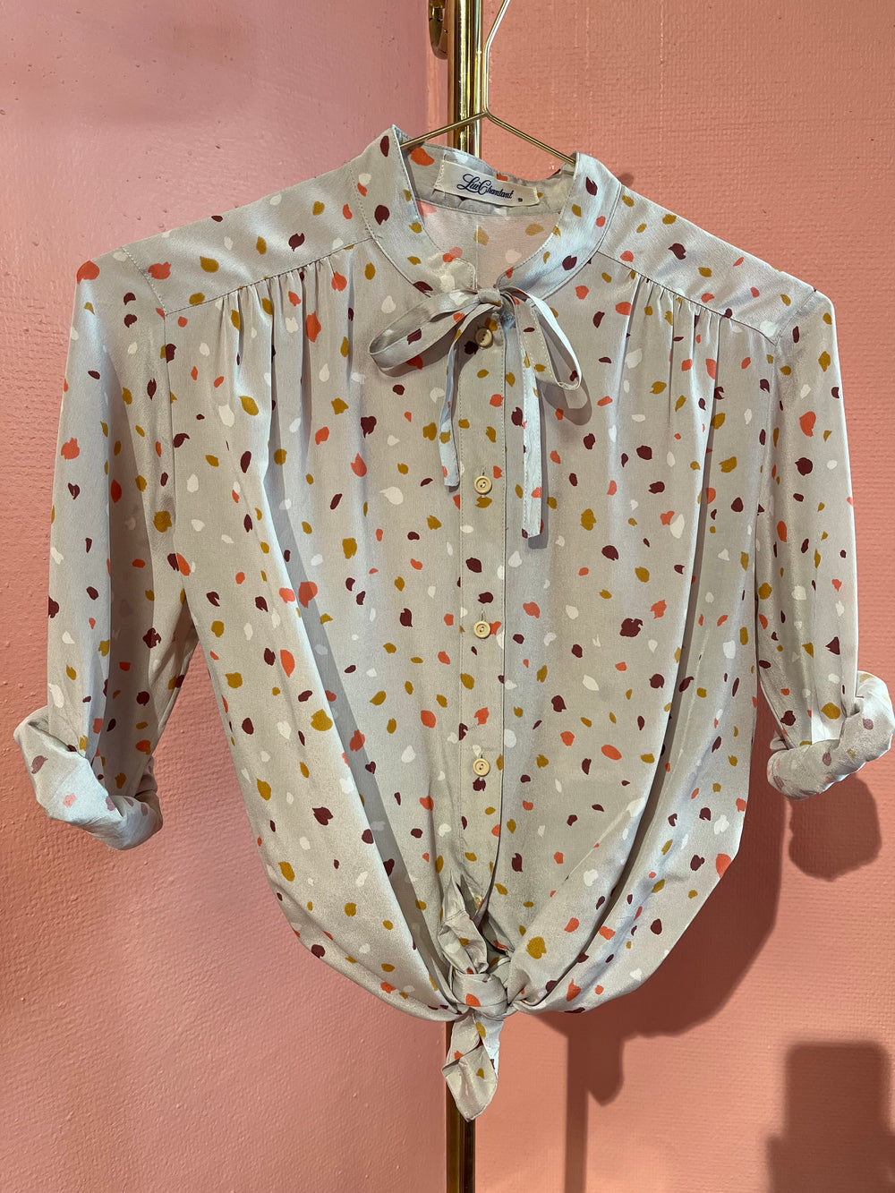 Vintage Vintage bluser S Vintagebluse - 488 Pletty str S