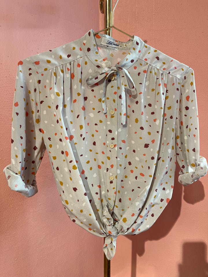 Vintage Vintage bluser S Vintagebluse - 488 Pletty str S