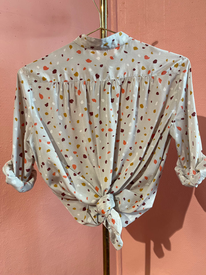 Vintage Vintage bluser S Vintagebluse - 488 Pletty str S