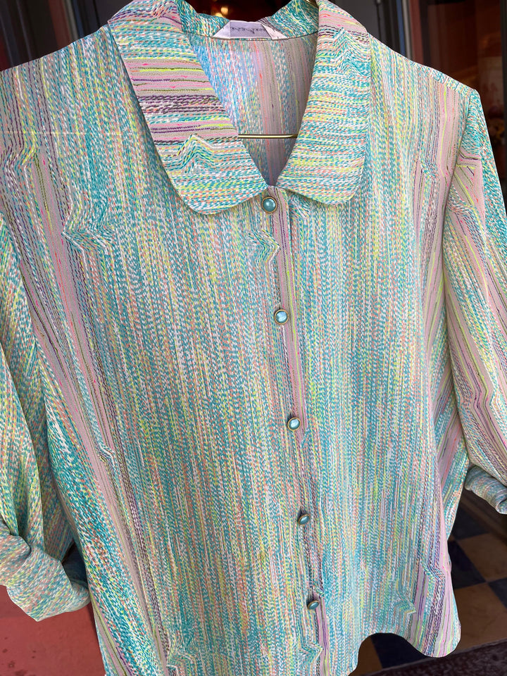 Vintage Vintage bluser M Vintagebluse - 492 Blizz str M