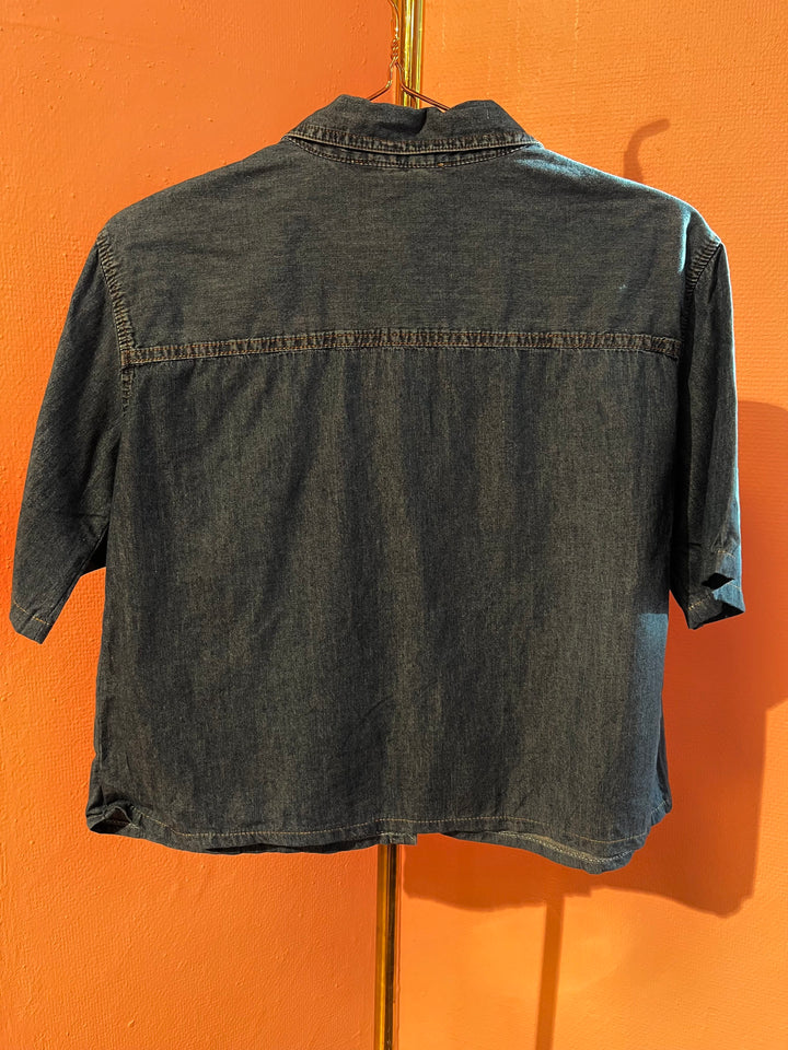 Vintage Vintage bluser M Vintagebluse - 495 Røde roser str M
