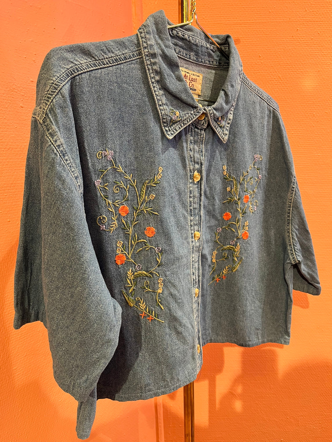 Vintage Vintage bluser XL Vintagebluse - 498 At last str XL
