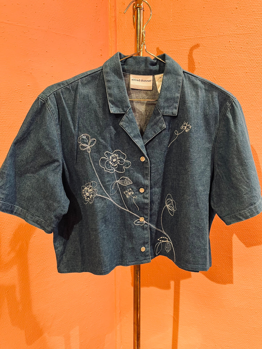 Vintage Vintage bluser M Vintagebluse - 499 Butterfly str M