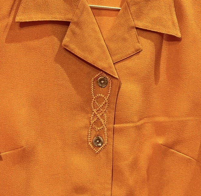 Vintage Vintage bluser S Vintagebluse - 503 Marmelade str S