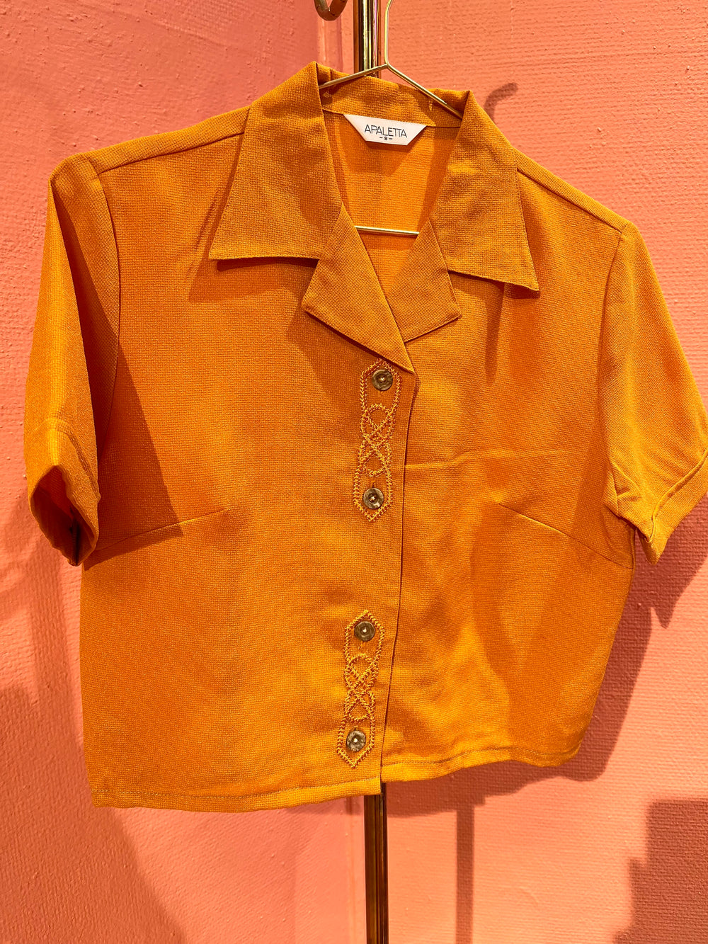 Vintage Vintage bluser S Vintagebluse - 503 Marmelade str S