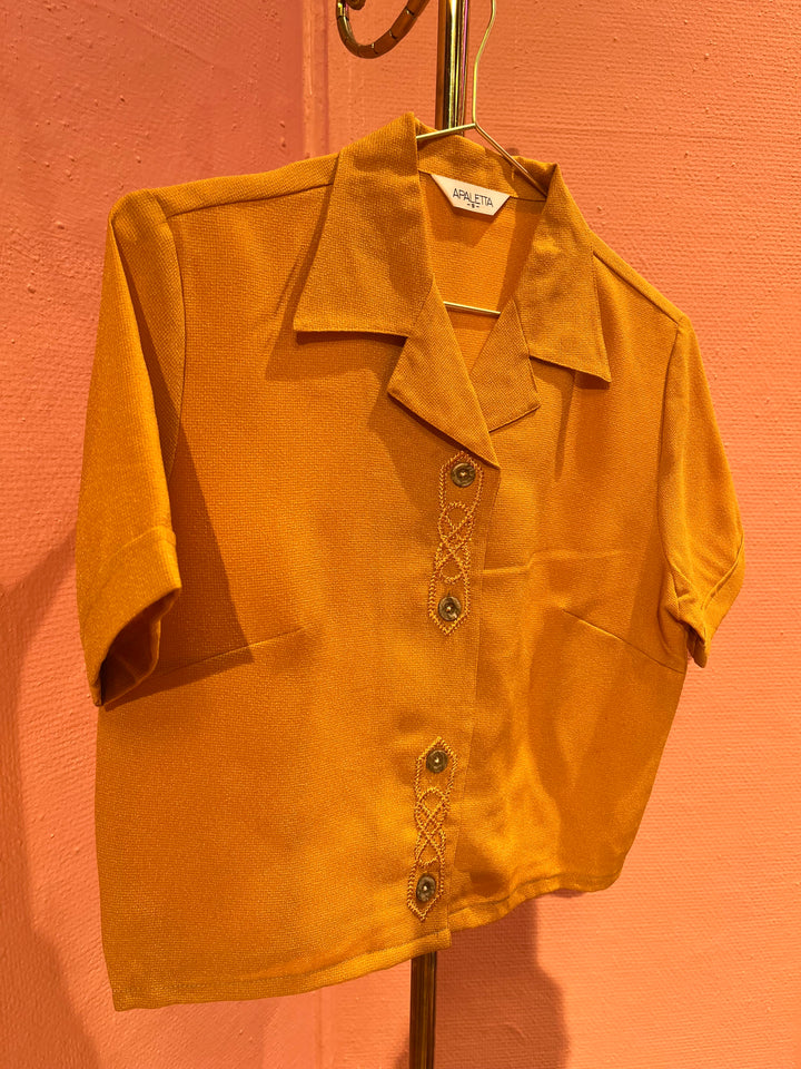 Vintage Vintage bluser S Vintagebluse - 503 Marmelade str S