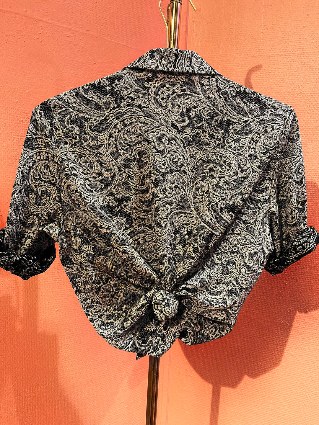 Vintage Vintage bluser S Vintagebluse - 506 Realistisk blondeprint str S