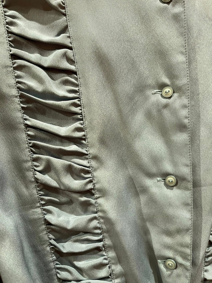 Vintage Vintage bluser M Vintagebluse -  75 Sjøsmaragd, str M