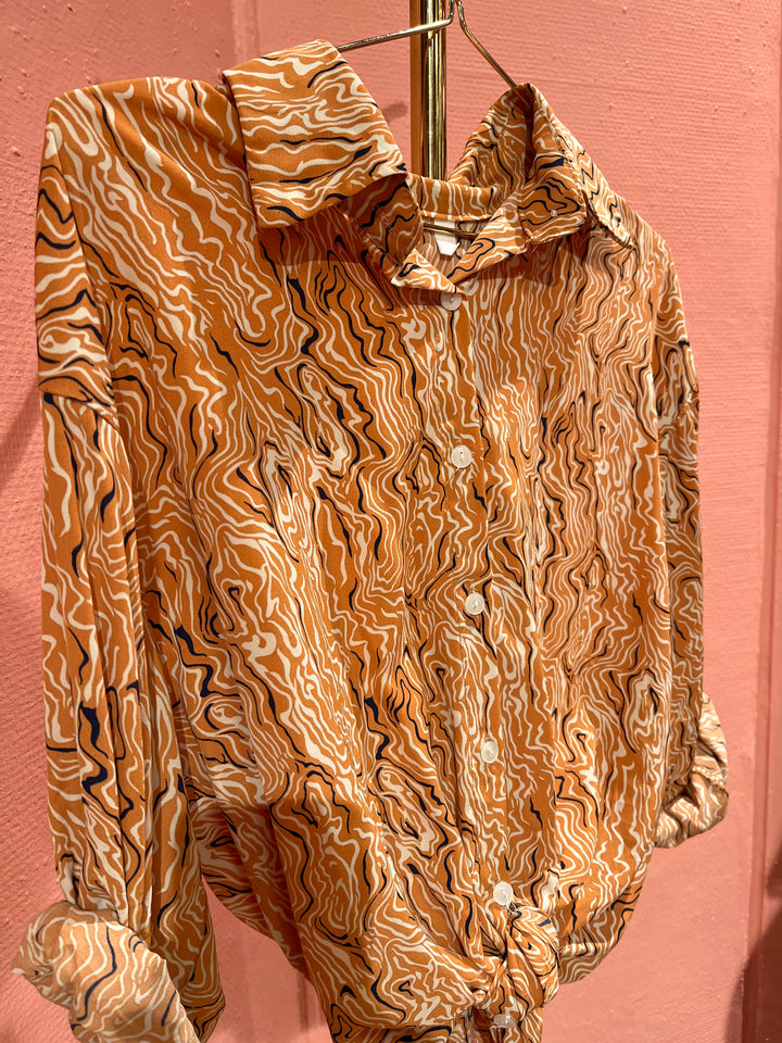 Vintage Vintage bluser L Vintagebluse - Årringer, str L