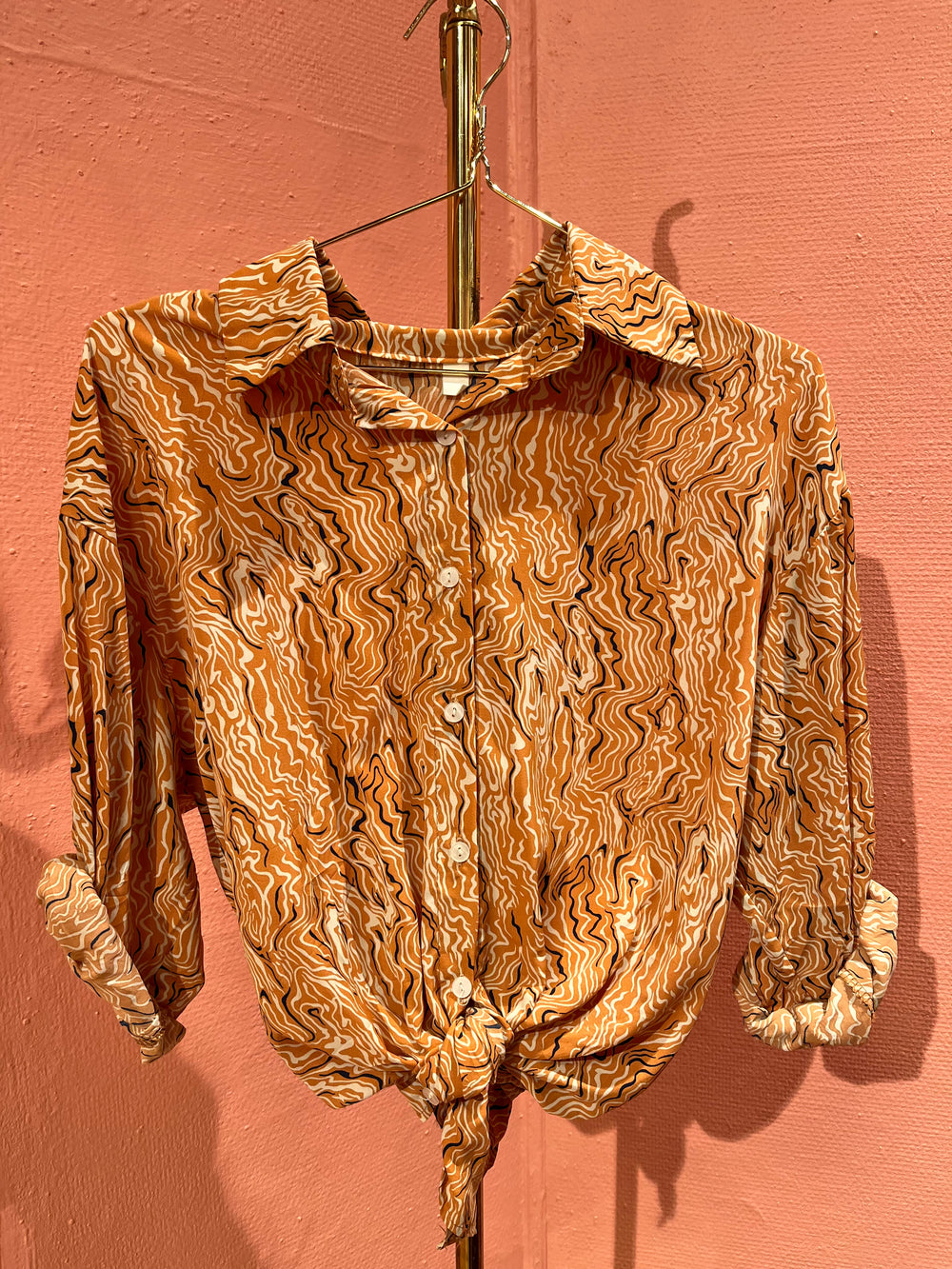 Vintage Vintage bluser L Vintagebluse - Årringer, str L