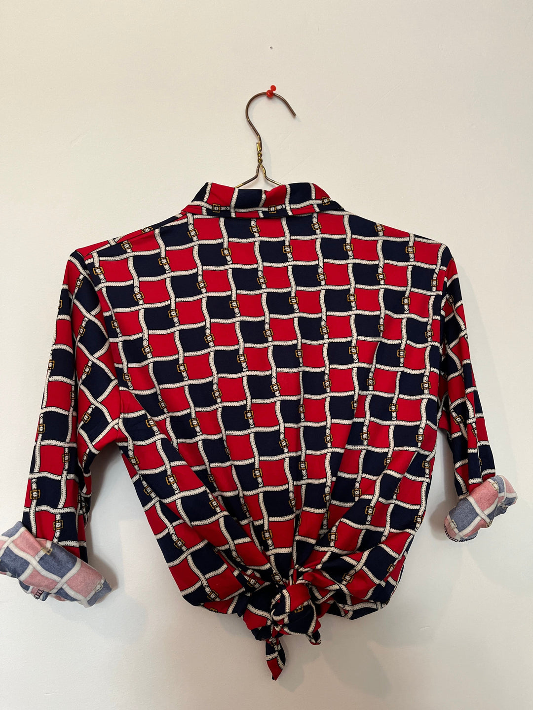 Vintage Vintage bluser XS Vintagebluse - Beltebluse, str XS
