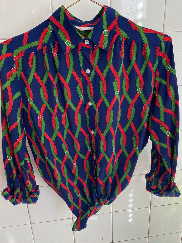 Vintage Vintage bluser M Vintagebluse - Belter, str M