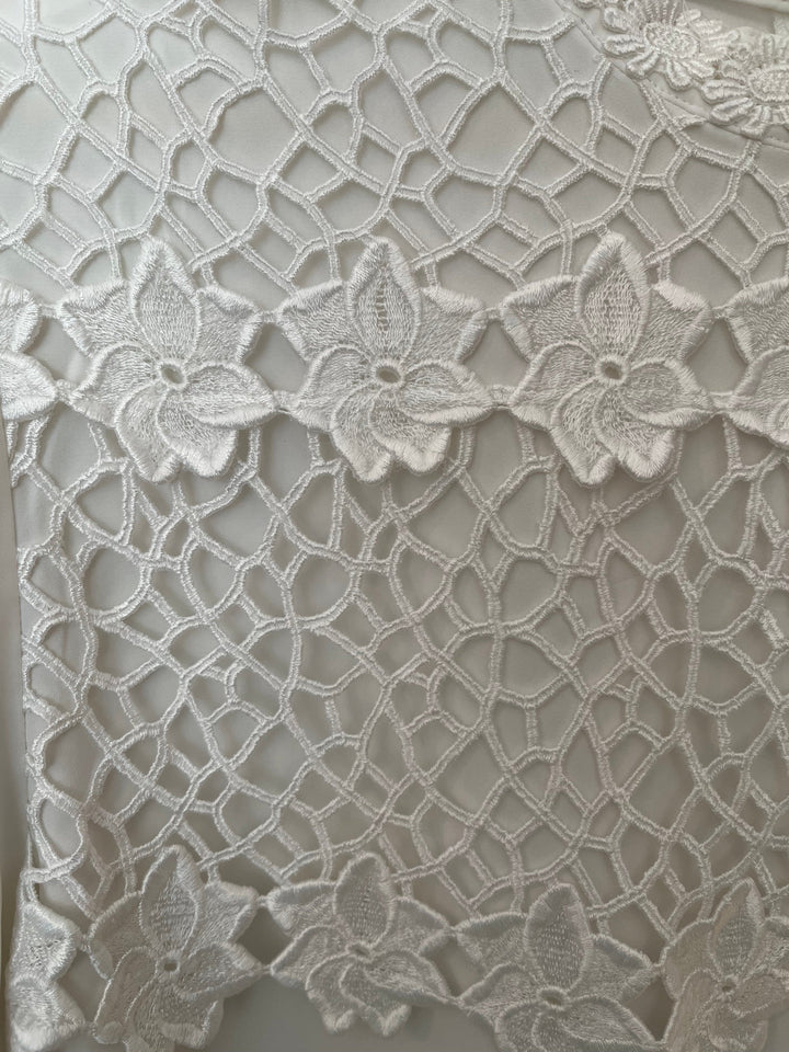 Vintage Vintage bluser M Vintagebluse -  Blomsternett, str M