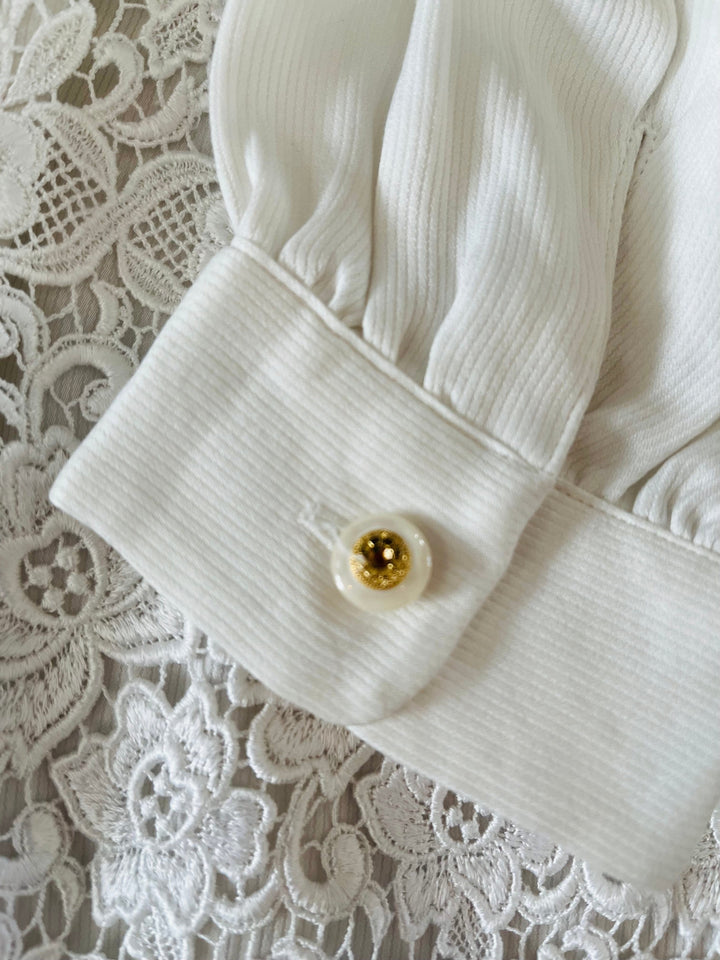 Vintage Vintage bluser S Vintagebluse -  Blondeeng, str S